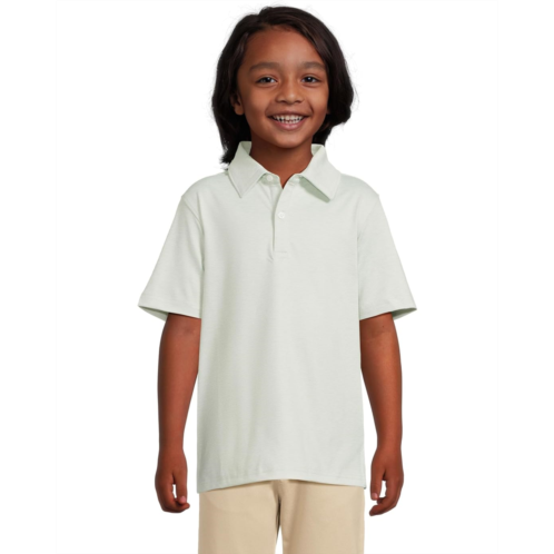 Boys Johnston & Murphy Kids Micro Stripe Polo (Big Kid)