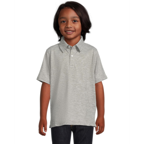 Boys Johnston & Murphy Kids Micro Stripe Polo (Big Kid)