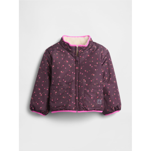 Gap Baby & Toddler Lightweight Sherpa Reversible Jacket