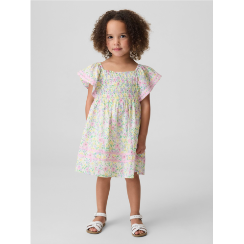 Gap Baby & Toddler Smocked Flutter-Sleeve Dress
