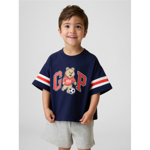Gap Baby & Toddler Oversized Brannan Bear Varsity Graphic Logo T-Shirt
