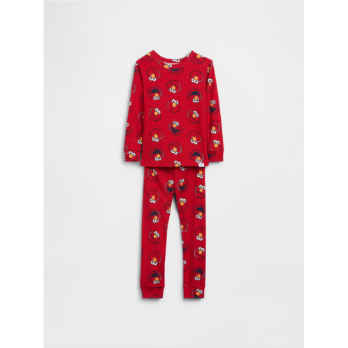 Gap Baby & Toddler Sesame Street Organic Brushed Cotton Elmo PJ Set