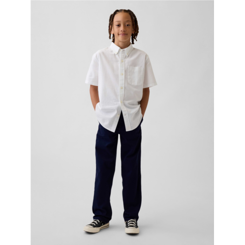 Gap Kids Modern Relaxed Straight Khakis