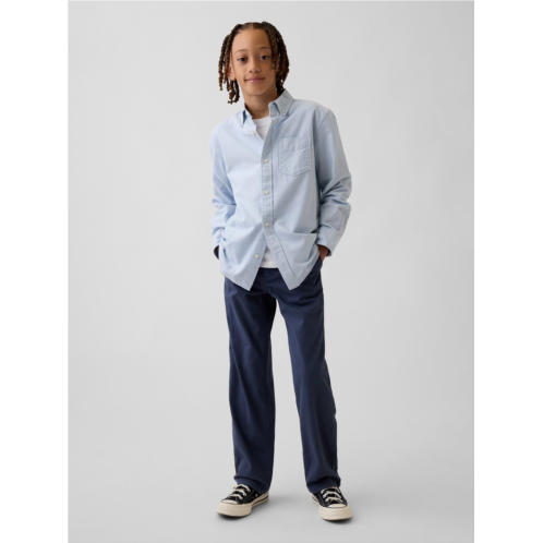 Gap Kids Modern Relaxed Straight Khakis