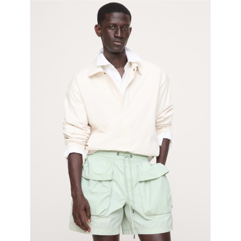 Bananarepublic 6 Nylon Multi-Pocket Pull-On Short