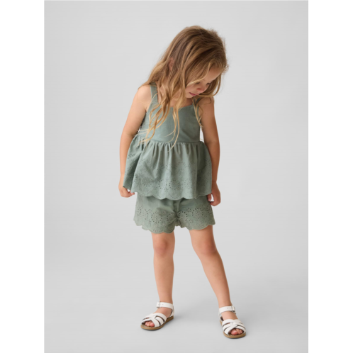 Gap Baby & Toddler Eyelet Hem Pull-On Shorts