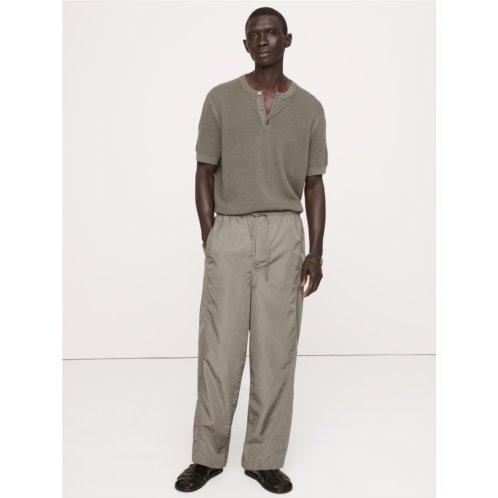 Bananarepublic Loose Nylon Drawstring Pant