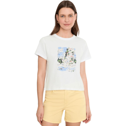 Womens Lilla P Coastal Print Tee