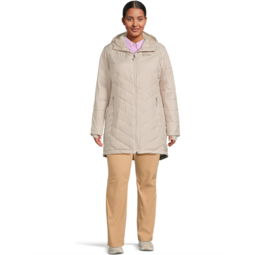 Womens Columbia Plus Size Heavenly Long Hooded Jacket