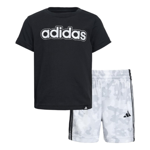 Adidas Kids All Over Print Camo Shorts Set (Infant)