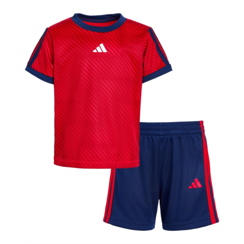 Adidas Kids All Over Print Soccer Top Shorts Set (Infant)