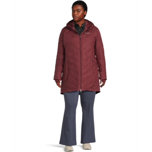 Womens Columbia Plus Size Heavenly Long Hooded Jacket