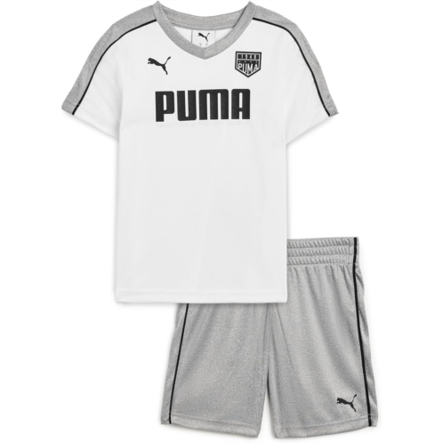 Boys PUMA Kids Graphic T-shirt & Interlock Short Set (little Kid/Big Kid)