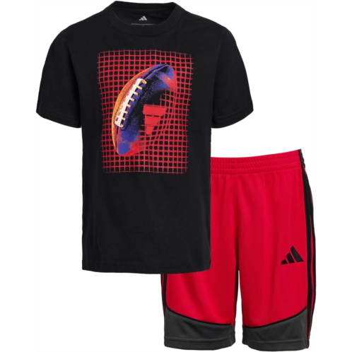 Adidas Kids Color-Block Shorts Set (Toddler/Little Kid)