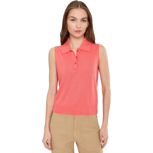 Lilla P Sleeveless Polo Sweater