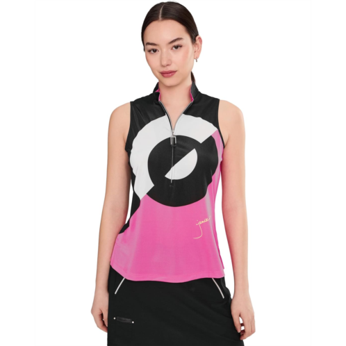 Jamie Sadock Vision Print Abstract Sleeveless Top