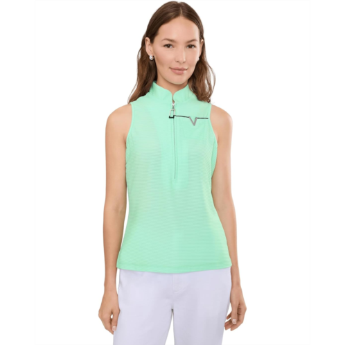 Womens Jamie Sadock Ottoman Solid Sleeveless Top