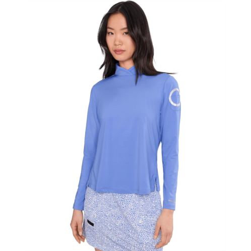 Jamie Sadock Long Sleeve Mock Neck Small Sleeve Pocket