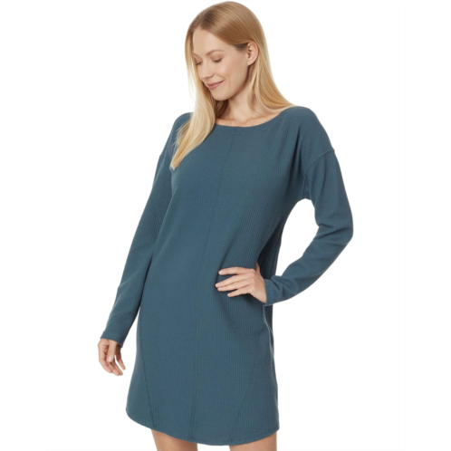 Womens Lilla P Seamed Boatneck Dress