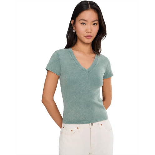 Lilla P Sunwashed Cap Sleeve V-Neck