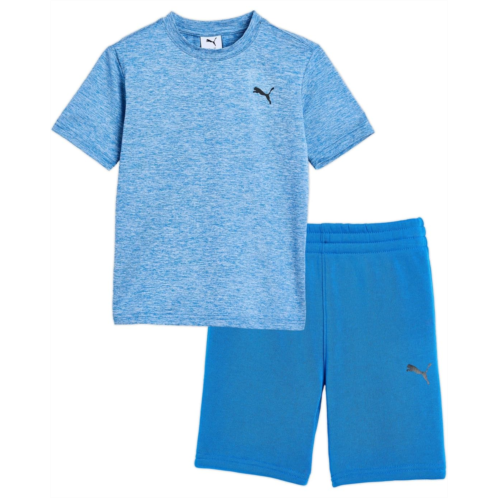Boys PUMA Kids Air Mesh T-shirt & Fleece Short Set (big Kid)