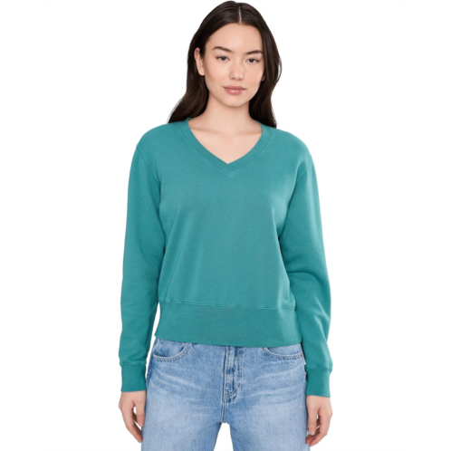 Mod-o-doc Long Sleeve Deep V-Neck Sweatshirt