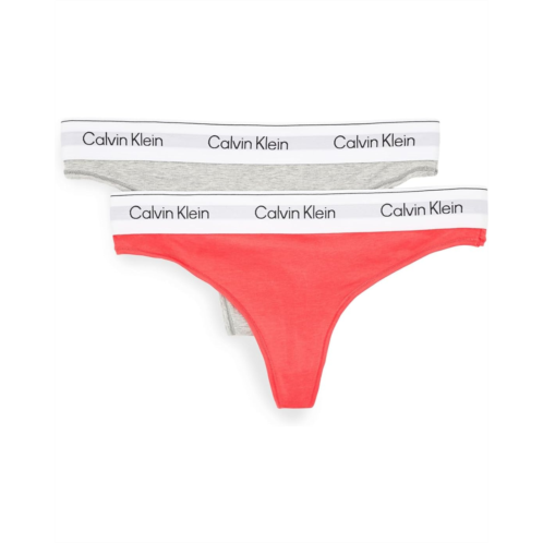 Womens Calvin Klein Underwear Icon Cotton Modal Thong 2-Pack