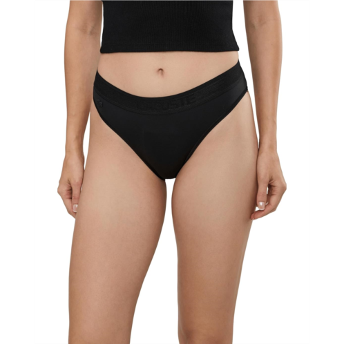 Womens Lacoste Logo Waist Mesh Briefs