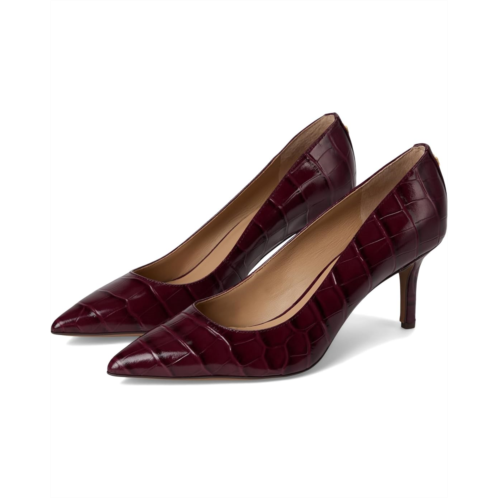 POLO RALPH LAUREN Lanette Croc-Embossed Leather Pumps