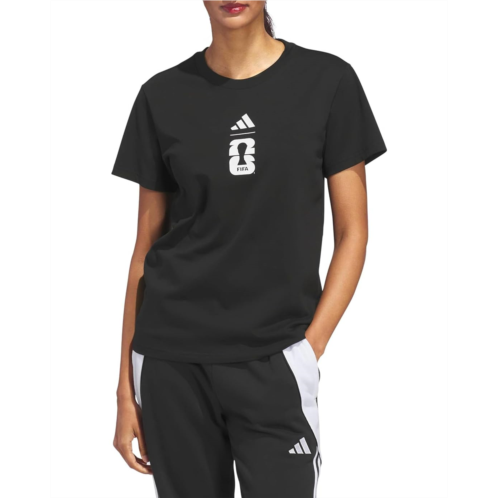 Womens adidas FIFA World Cup 26 Official Match Ball Graphic T-Shirt