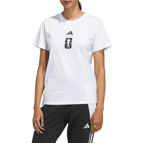 Womens adidas FIFA World Cup 26 Official Match Ball Graphic T-Shirt