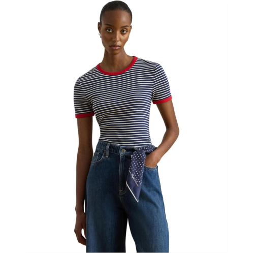 POLO RALPH LAUREN Striped Stretch Cotton Tee