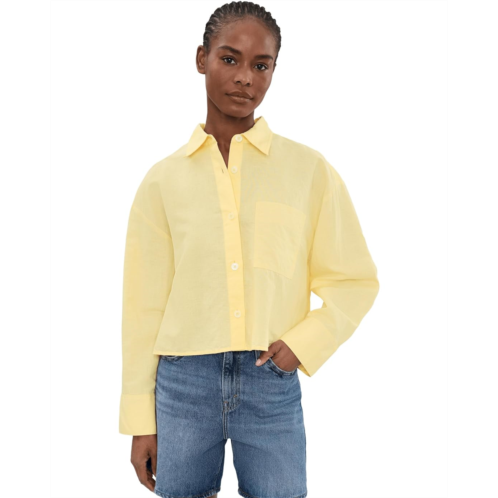 Madewell Alice Shirt Curved Yoke - Emer Cotton Linen