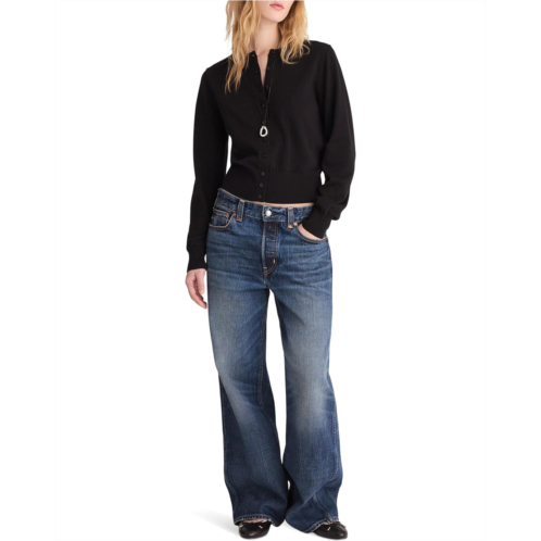Madewell Button-Front Cardigan in 100% Cotton