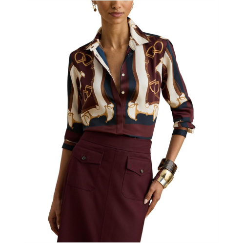 POLO RALPH LAUREN Classic Fit Equestrian-Print Twill Shirt