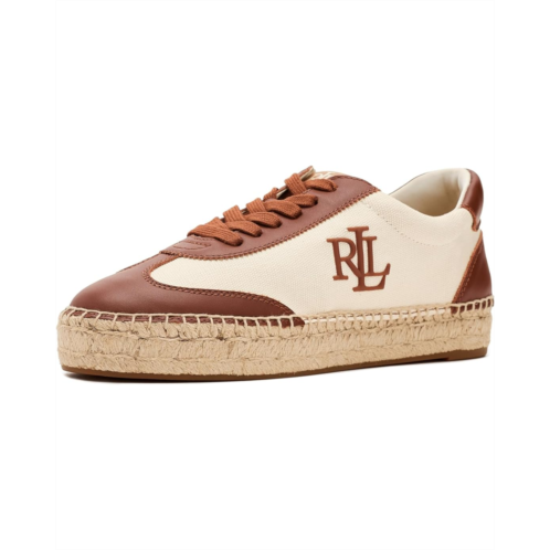 POLO RALPH LAUREN Luize Canvas & Nappa Espadrille Sneakers