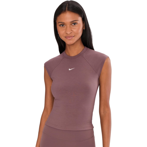 Nike Sportswear Chill Knit Rib Short Sleeve Top