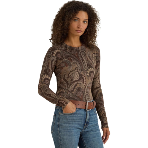 POLO RALPH LAUREN Paisley Cotton-Blend Sweater