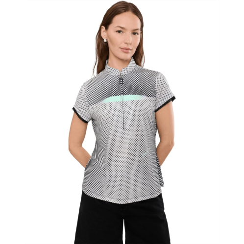 Womens Jamie Sadock Optic Dot Print Top