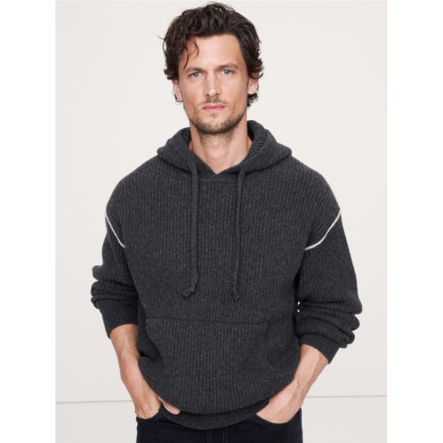 Bananarepublic Merino-Cotton Sweater Hoodie