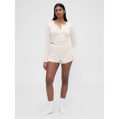 Gap × Summer Fridays Pointelle PJ Shorts