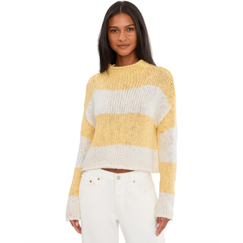 Free People Opal Rollneck Knit Stripe Sweater