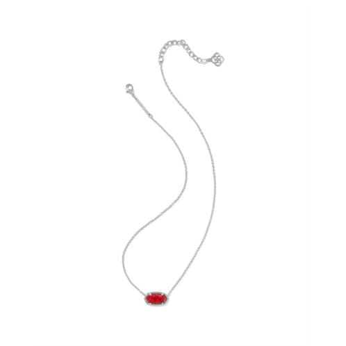Kendra Scott Elisa Statement Silver Pendant Necklace