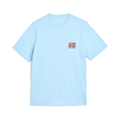 Boys Vineyard Vines Kids Hot Dog USA Flag Short Sleeve Tee (Toddler/Little Kid/Big Kid)