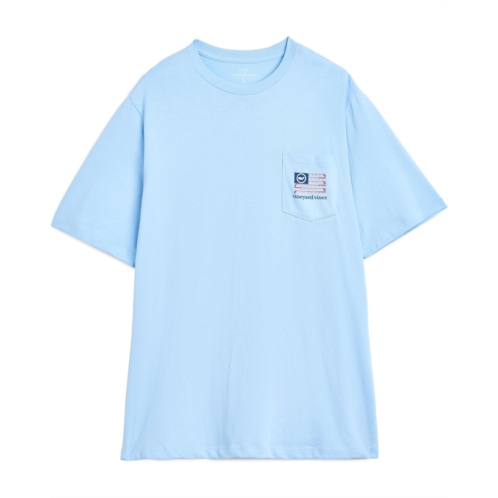 Boys Vineyard Vines Kids Golf Flag Short Sleeve Pocket Tee (Toddler/Little Kids/Big Kids)