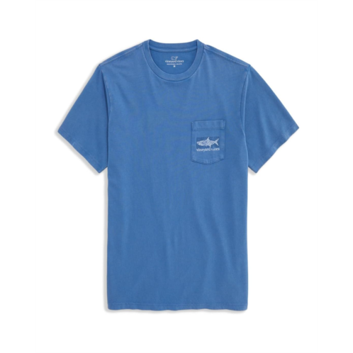 Mens Vineyard Vines Drift-Dye Tarpon Whale Short Sleeve Tee