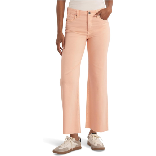 KUT from the Kloth Meg High Rise Fab Ab Wide Leg Raw Hem