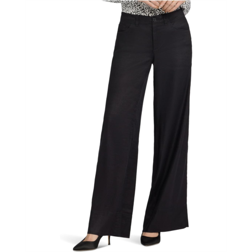 NYDJ Petite Five-Pocket Wide Leg Trouser Pants