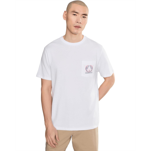 Mens Vineyard Vines Tile Lobster Short Sleeve Pocket Tee