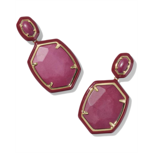 Kendra Scott Daphne Enamel Frame Drop Earrings